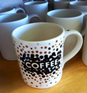 Coffee Dot Ceramic Mug
