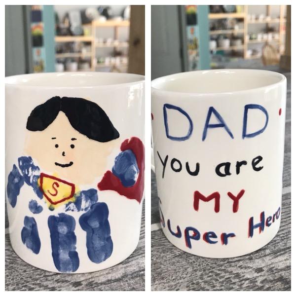 Dad you are my hero ceramic mug